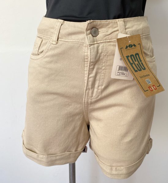 SHORT DENIM BEIGE